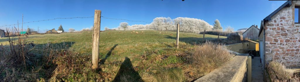 Het uitzicht in de winter